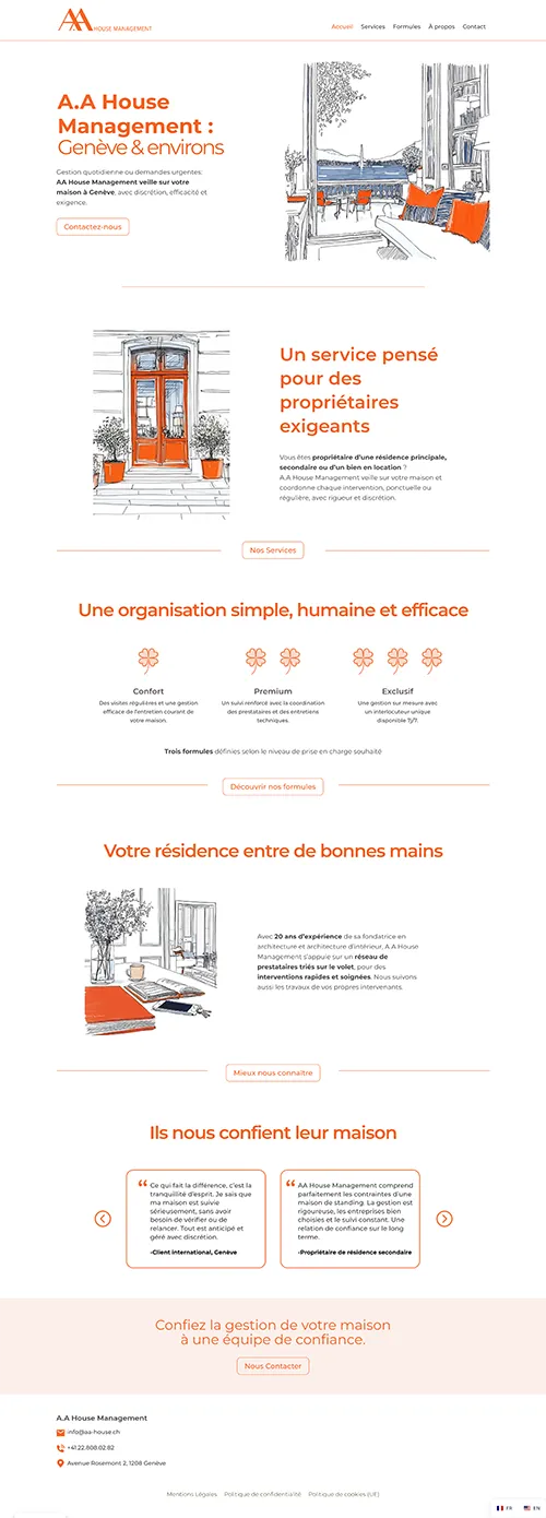 Screenshot A.A House Management